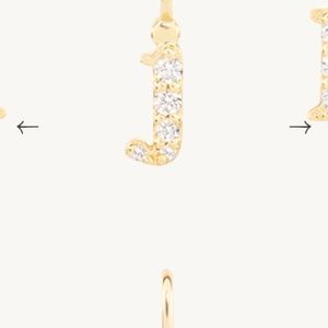 Catbird Diamond Tiniest Alphabet Charm